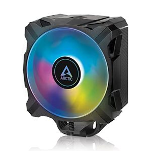 Arctic Freezer A35 A-RGB Single Tower CPU-kylare med A-RGB, AMD-specifik, tryckoptimerad 120 mm P-fläkt, datorchassi, chassi fläkt, 200-1700 RPM, 4 heatpipes, inkl. MX-5 Thermal Paste Svart