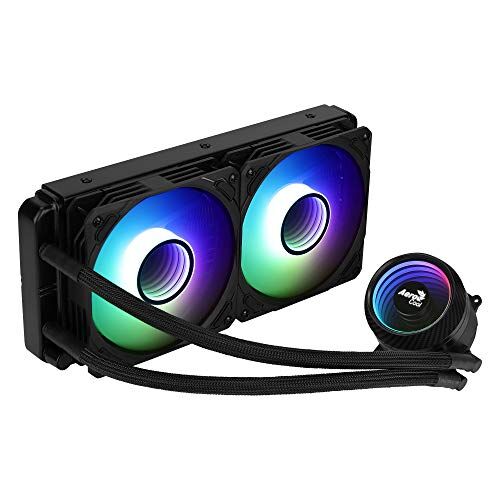 MIRAGEL120 Aerocool MIRAGEL240, vattenkylning CPU, ARGB-2x 120 mm fläkt, TDP 400 W MIRAGEL120 Aerocool MIRAGEL240, vattenkylning CPU, ARGB-2x 120 mm fläkt, TDP 400 W