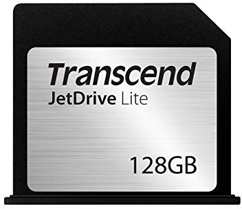 TS128GJDL130 Transcend 128 GB JetDrive Lite extra minnesexpansionskort för MacBook Air 13 tum; anpassad och slutligen med kortplatsen (generationen slutet 2010–2017), TS128GJDL130 Transcend 128 GB JetDrive Lite extra minnesexpansionskort för MacBook Air 13 tum; anpassad och slutligen med kortplatsen (generationen slutet 2010–2017),