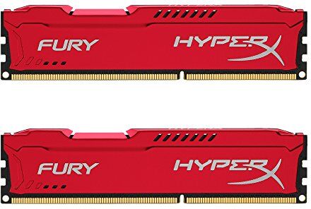 HX318C10FRK2/16 HyperX  FURY röd, 16 GB, 1866 MHz DDR3 CL10 DIMM (sats med 2) HX318C10FRK2/16 HyperX  FURY röd, 16 GB, 1866 MHz DDR3 CL10 DIMM (sats med 2)