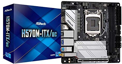 H570M-ITX/AC ASRock  moderkort Mini-ITX LGA1200-sockel H570 H570M-ITX/AC ASRock  moderkort Mini-ITX LGA1200-sockel H570