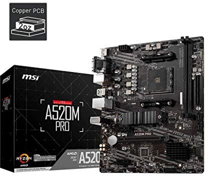 A520M PRO MSI  Socket AM4 micro ATX MSI , AMD, Socket AM4, AMD Ryzen 3 3rd Gen, 3rd Generation AMD Ryzen 5, 3rd Generation AMD Ryzen 7, 3rd Generation AMD, DDR4-SDRAM, DIMM, 1866,2133, A520M PRO MSI  Socket AM4 micro ATX MSI , AMD, Socket AM4, AMD Ryzen 3 3rd Gen, 3rd Generation AMD Ryzen 5, 3rd Generation AMD Ryzen 7, 3rd Generation AMD, DDR4-SDRAM, DIMM, 1866,2133,