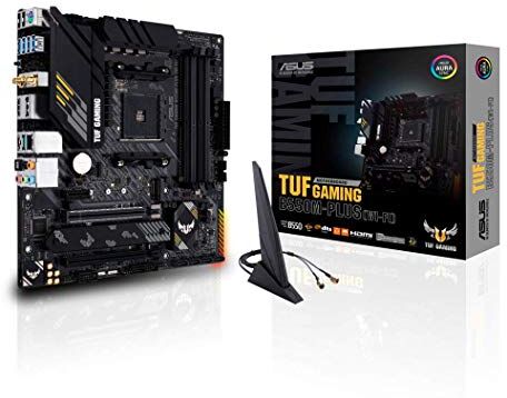 90MB1490-M0EAY0 ASUS TUF Gaming B550M-PLUS Moderkort, Svart