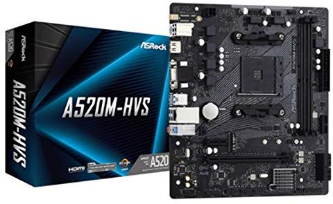 90-MXBE60-A0UAYZ PLACA BASE ASROCK AM4 A520M-HVS 90-MXBE60-A0UAYZ PLACA BASE ASROCK AM4 A520M-HVS