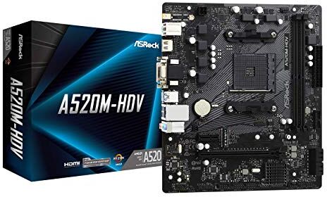 A520M-HDV PLACA BASE ASROCK AM4 A520M-HDV PLACA BASE ASROCK AM4