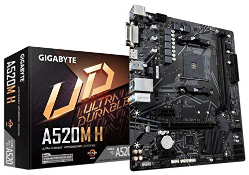 A520M H GIGABYTE  mATX moderkort för AMD AM4 CPUs