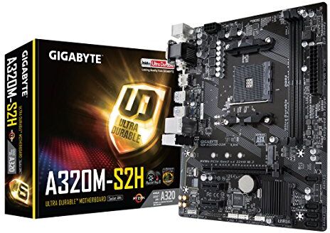 GA-A320M-S2H Gigabyte  motherboard Socket AM4 Micro ATX AMD A320 Gigabyte , AMD, Socket AM4, AMD Ryzen, DDR4-SDRAM, DIMM, 2133,2400,2667,2933,3200 MHz GA-A320M-S2H Gigabyte  motherboard Socket AM4 Micro ATX AMD A320 Gigabyte , AMD, Socket AM4, AMD Ryzen, DDR4-SDRAM, DIMM, 2133,2400,2667,2933,3200 MHz
