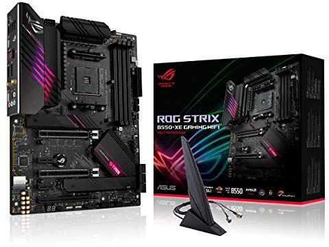 ROG STRIX B550-XE GAMING WIFI ASUS  ATX Mainboard AM4 M.2/USB3.2/HDMI/DP/WLAN/BT ROG STRIX B550-XE GAMING WIFI ASUS  ATX Mainboard AM4 M.2/USB3.2/HDMI/DP/WLAN/BT