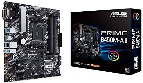 PRiME Asus  moderkortsuttag AM4 (mATX, AMD Ryzen, DDR4-minne, M.2, SATA 6Gbit/s, USB 3.1 Gen 2 Type-A. Aura Sync) PRiME Asus  moderkortsuttag AM4 (mATX, AMD Ryzen, DDR4-minne, M.2, SATA 6Gbit/s, USB 3.1 Gen 2 Type-A. Aura Sync)