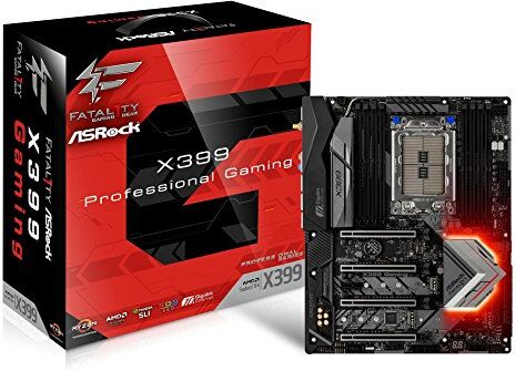 X399 PROFESSIONAL GAMING ASRock  sTR4 SATA 6 Gb/s USB 3.1/3.0 ATX AMD moderkort X399 PROFESSIONAL GAMING ASRock  sTR4 SATA 6 Gb/s USB 3.1/3.0 ATX AMD moderkort