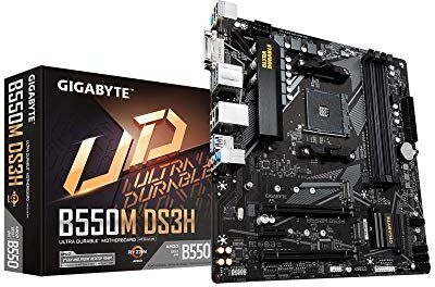 B550M DS3H GIGABYTE  mATX moderkort för AMD AM4 CPUs B550M DS3H GIGABYTE  mATX moderkort för AMD AM4 CPUs