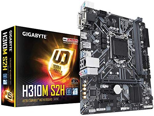 H310M S2H Gigabyte  Intel Micro ATX Socket LGA 1151 moderkort