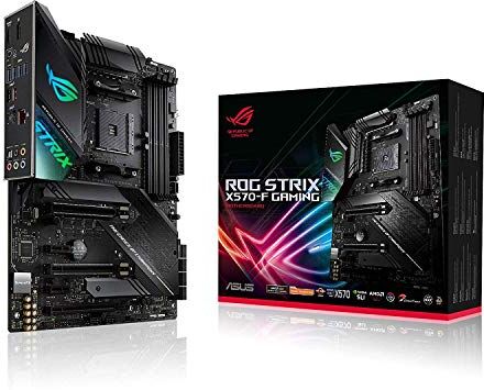 90MB1160-M0EAY0 ASUS ROG Strix X570-F Gaming ATX moderkort, AMD Socket AM4, Ryzen 3000, 14 strömförsörjningsstadier, PCIe 4.0, M.2, DDR4, Intel LAN, HDMI, DP, USB 3.2, Aura Sync RGB-belysning 90MB1160-M0EAY0 ASUS ROG Strix X570-F Gaming ATX moderkort, AMD Socket AM4, Ryzen 3000, 14 strömförsörjningsstadier, PCIe 4.0, M.2, DDR4, Intel LAN, HDMI, DP, USB 3.2, Aura Sync RGB-belysning