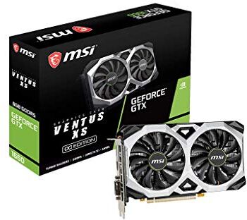 GEFORCE GTX 1660 VENTUS XS 6G OC MSI GTX1660 Ventus XS 6G OC 6144 MB, PCI-E, HDMI,3xDP