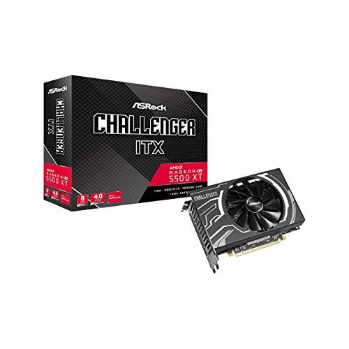 RX 5500 XT Challenger ITX 8G ASRock Radeon  8 GB DDR-grafikkort