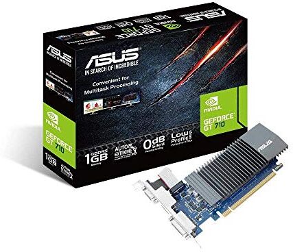 GT710-SL-1GD5-BRK ASUS grafikkort 1GB DDR5 svart