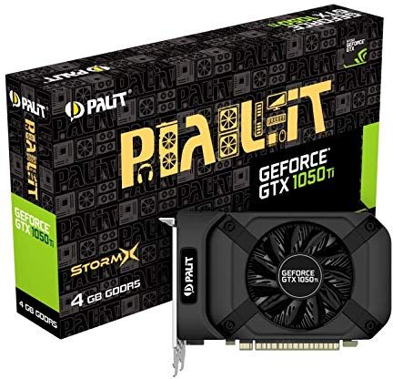 113797 Palit GeForce GTX 1050 Ti NE5105T018G1F grafikkort 4 GB (DDR5 128 bit) svart 113797 Palit GeForce GTX 1050 Ti NE5105T018G1F grafikkort 4 GB (DDR5 128 bit) svart