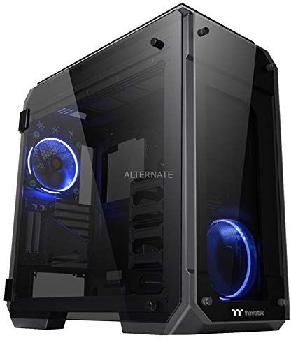 CA-1I7-00F1WN-00 Thermaltake View 71 Tempered Glass Edition Full-Tower Black computer case Thermaltake View 71 Tempered Glass Edition, Full-Tower, PC, SPCC, ATX,EATX,Micro-ATX,Mini-ATX, Black, Gaming