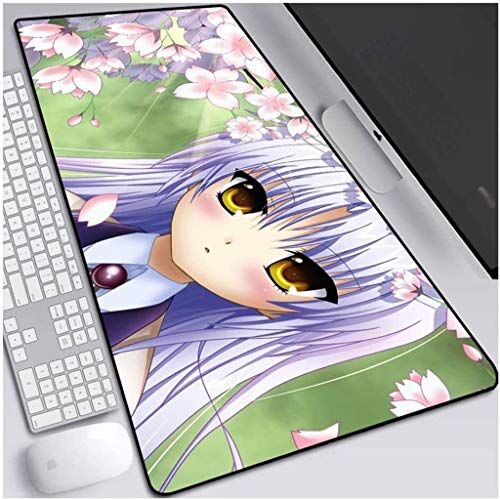 Gaming Mus Matta Stor Mus Matta Angel Beats Keyboard Mat Utökad Mousepad för Dator Desktop PC Laptop Mouse Pad (Color : L, Size : 700x300x3mm) Gaming Mus Matta Stor Mus Matta Angel Beats Keyboard Mat Utökad Mousepad för Dator Desktop PC Laptop Mouse Pad (Color : L, Size : 700x300x3mm)