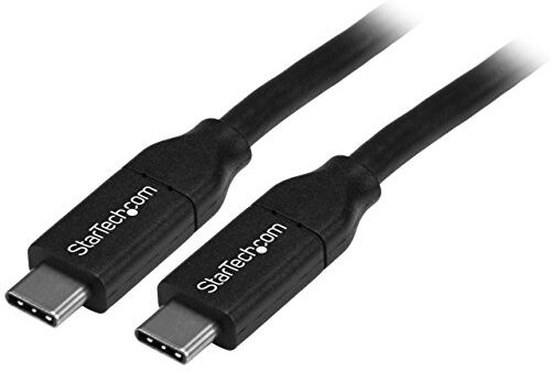 USB2C5C4M StarTech.com USB-C-kabel med strömleverans (5A), hane/St, 4 m, USB 2.0, certifierad, USB 2.0 typ-C-kabel, 100 W/5 A USB2C5C4M StarTech.com USB-C-kabel med strömleverans (5A), hane/St, 4 m, USB 2.0, certifierad, USB 2.0 typ-C-kabel, 100 W/5 A