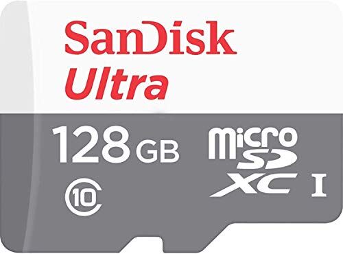 SDSQUNS-128G-GN6MN SanDisk Ultra 128 GB MicroSDXC minneskort med A1-app-prestanda upp till 80 MB/S, klass 10, U1 SDSQUNS-128G-GN6MN SanDisk Ultra 128 GB MicroSDXC minneskort med A1-app-prestanda upp till 80 MB/S, klass 10, U1