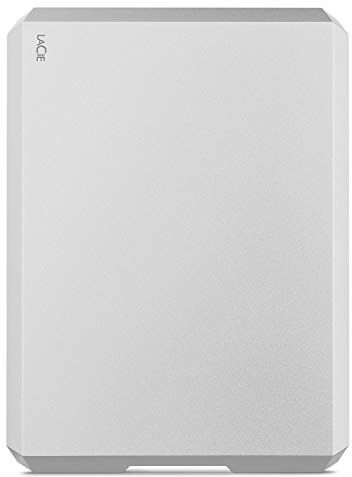 STHG2000400 LaCie Mobile Drive, 2 TB, Moon Silver, Extern Portabel Hårddisk, USB-C, Diamant skuret aluminium chassi, för PC och Mac, 2 år Rescue Services () STHG2000400 LaCie Mobile Drive, 2 TB, Moon Silver, Extern Portabel Hårddisk, USB-C, Diamant skuret aluminium chassi, för PC och Mac, 2 år Rescue Services ()
