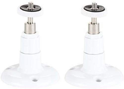 746060131147 Säkerhetsväggfäste – justerbart inomhus/utomhusfäste kompatibel med Arlo, Arlo Pro, Arlo Pro 2, Arlo Ultra och andra kompatibla modeller — av DropAccessories (2-pack, vit)