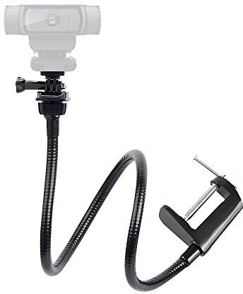 AYZ-64JCM-001 Webkamerafäste, kameraklämma svanhals stativ för Logitech Webcam Brio 4K, C925e, C922x, C922, C930e, C930, C920, C615, Streamcam -64cm längd AYZ-64JCM-001 Webkamerafäste, kameraklämma svanhals stativ för Logitech Webcam Brio 4K, C925e, C922x, C922, C930e, C930, C920, C615, Streamcam -64cm längd