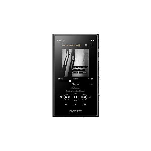 NWA105B.CEW Sony Nw-A105 16 GB Walkman Hi-Res Bärbar Digital Musikspelare med Android 9.0, 3.6 \ Pekskärm, S-Master Hx, DSEE-Hx, Wi-Fi & Bluetooth och USB Type-C Svart