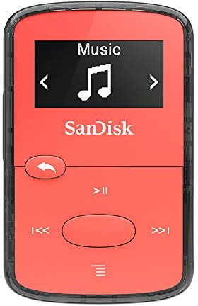 SDMX26-008G-G46R SanDisk Clip Jam 8 GB MP3 spelare – röd