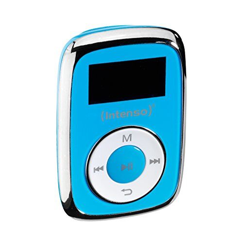 3614564 Intenso Music Mover MP3, 8 GB Mp3-spelare, LCD-skärm, USB 2.0, blå, inkl. stereohörlurar