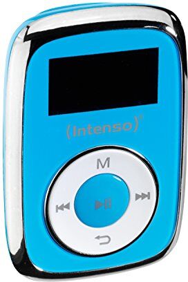 3614564 Intenso Music Mover MP3, 8 GB Mp3-spelare, LCD-skärm, USB 2.0, blå, inkl. stereohörlurar