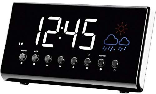 450135 Silva Schneider UR-D 1450 WS Radioalarm clock UKW white 450135 Silva Schneider UR-D 1450 WS Radioalarm clock UKW white