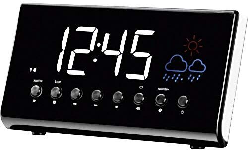 450135 Silva Schneider UR-D 1450 WS Radioalarm clock UKW white