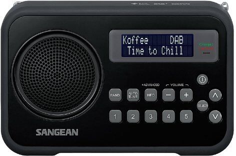 4711317992822 Sangean DPR-67 DAB FM-bärbar radio, bordsradio, digital radio – svart