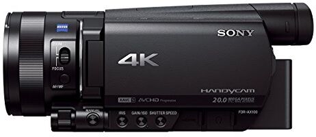 FDRAX100EB.CEE Sony  4K Ultra Hd Videokamera/Videokamera, En Storlek, Svart FDRAX100EB.CEE Sony  4K Ultra Hd Videokamera/Videokamera, En Storlek, Svart