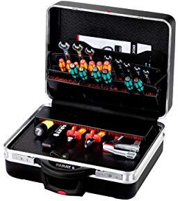 589570171 Parat  tool storage case Black Aluminium,Plastic Parat , Black, Aluminium,Plastic, Shock resistant, 490 mm, 250 mm, 360 mm