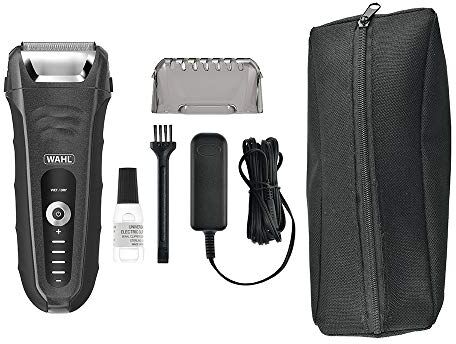 07061-916 Wahl  men's shaver Foil shaver Black Wahl , Foil shaver, Stainless steel, Titanium, Touch,Wireless, Black, Battery