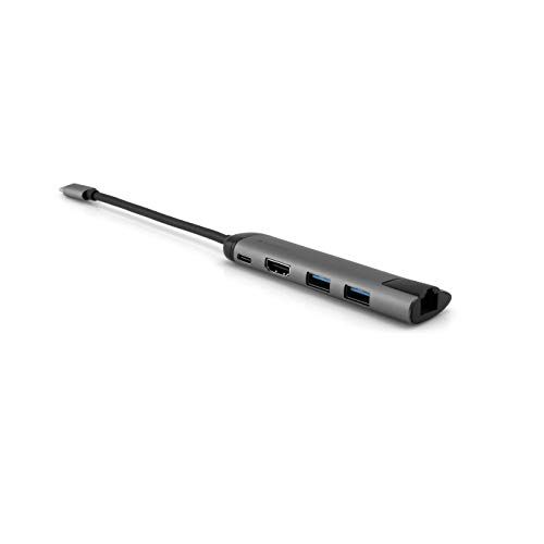 49141 Verbatim  USB-C multiporthubb – USB 3.0   HDMI   Gigabit Ethernet, silver