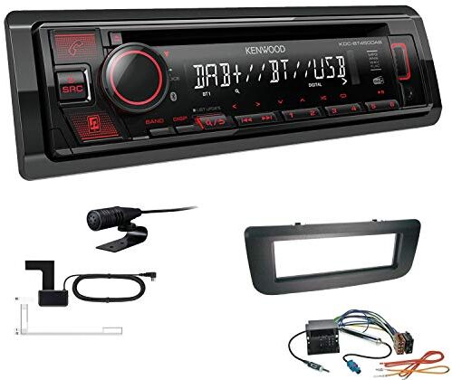 KDCBT450DAB+Einbauset Kenwood KDC-BT450DAB 1-DIN DAB bilradio bluetooth CD USB AUX installationssats lämplig för Skoda Fabia II 2007-2014 svart med radioförberedelse KDCBT450DAB+Einbauset Kenwood KDC-BT450DAB 1-DIN DAB bilradio bluetooth CD USB AUX installationssats lämplig för Skoda Fabia II 2007-2014 svart med radioförberedelse