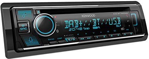 KDC-BT740DAB Kenwood  CD-bilradio med DAB & Bluetooth handsfree-enhet (Alexa inbyggd USB, AUX-In, högpresterande stuner, Spotify Control, ljudprocessor, 4 x 50 W, var. belysning, DAB antenn) KDC-BT740DAB Kenwood  CD-bilradio med DAB & Bluetooth handsfree-enhet (Alexa inbyggd USB, AUX-In, högpresterande stuner, Spotify Control, ljudprocessor, 4 x 50 W, var. belysning, DAB antenn)