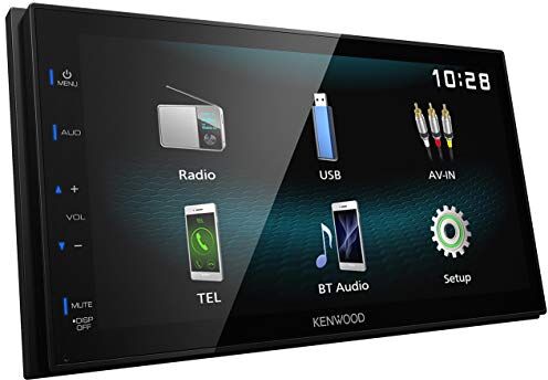 DMX120BT Kenwood  digital mediamottagare med 17,3 cm högblank pekpanel, Bluetooth, Android USB-spegling, 4 x 50 watt