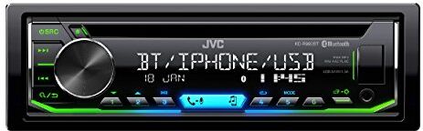 KD-R992BT JVC  CD-mottagare med Bluetooth, Spotify, USB, Aux och variabel färgbelysning KD-R992BT JVC  CD-mottagare med Bluetooth, Spotify, USB, Aux och variabel färgbelysning