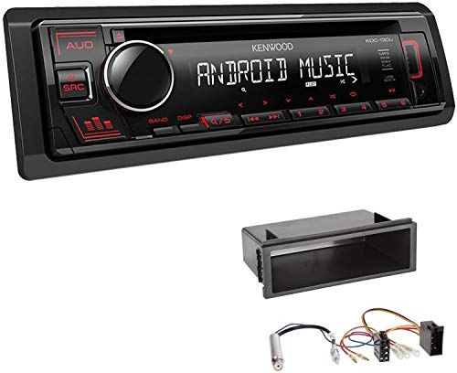 KDC130UREBS492 EHO Bilradio med installationssats lämplig för Volkswagen VW Bora och Bora Variant 1998-2004 svart inkl Kenwood KDC-130UR 1 DIN USB AUX KDC130UREBS492 EHO Bilradio med installationssats lämplig för Volkswagen VW Bora och Bora Variant 1998-2004 svart inkl Kenwood KDC-130UR 1 DIN USB AUX