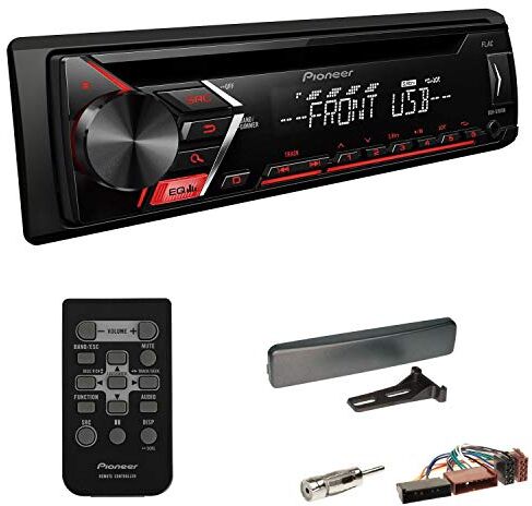 DEHS101EBS180 EHO Bilradio 1-DIN installationssats för Jaguar S-typ fram till 2002 matt silver inklusive Pioneer DEH-S101UB med fjärrkontroll DEHS101EBS180 EHO Bilradio 1-DIN installationssats för Jaguar S-typ fram till 2002 matt silver inklusive Pioneer DEH-S101UB med fjärrkontroll