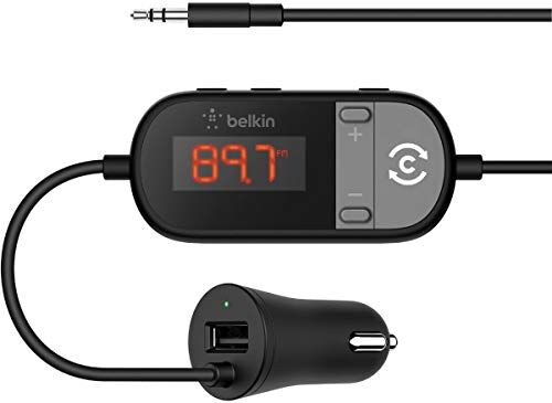 Belkin F8Z880EA FM transmitter 3.5mm Black Belkin F8Z880EA, Digital, FM, 3.5mm, USB Type-A, Cigar lighter