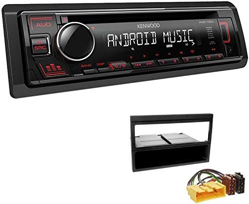KDC130UREBS221 EHO Bilradio med installationssats som passar för Mazda 626 V Facelift inkl Kenwood KDC-130UR 1 DIN USB AUX KDC130UREBS221 EHO Bilradio med installationssats som passar för Mazda 626 V Facelift inkl Kenwood KDC-130UR 1 DIN USB AUX