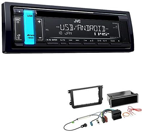K491EBS490 EHO Bundle JVC KD-R491 1 DIN CD USB AUX Tuner USB AUX passar till Volkswagen VW Beetle från 2011 svart K491EBS490 EHO Bundle JVC KD-R491 1 DIN CD USB AUX Tuner USB AUX passar till Volkswagen VW Beetle från 2011 svart