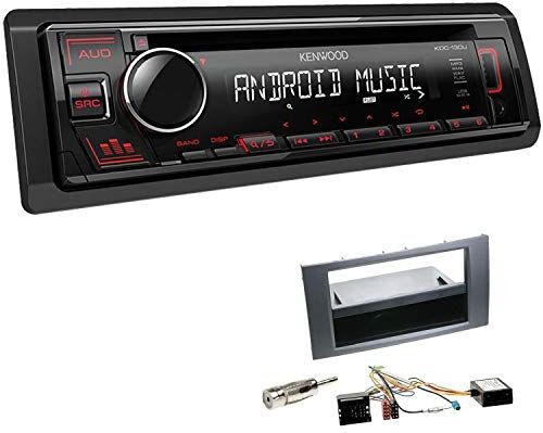 KDC130UREBS152 EHO Bilradio med installationssats som passar Ford S-Max mörksilver/antracit med Canbus inkl Kenwood KDC-130UR 1 DIN USB AUX KDC130UREBS152 EHO Bilradio med installationssats som passar Ford S-Max mörksilver/antracit med Canbus inkl Kenwood KDC-130UR 1 DIN USB AUX