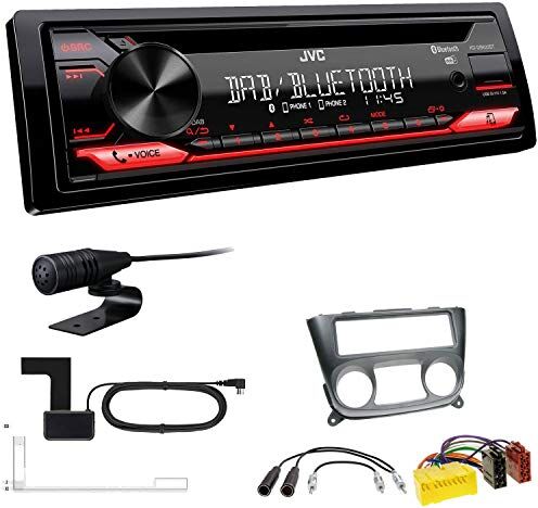 KDDB622+Einbauset JVC KD-DB622BT 1-DIN digital bil radio inkl antenn lämplig för Nissan Almera II 2000–2006 svart KDDB622+Einbauset JVC KD-DB622BT 1-DIN digital bil radio inkl antenn lämplig för Nissan Almera II 2000–2006 svart
